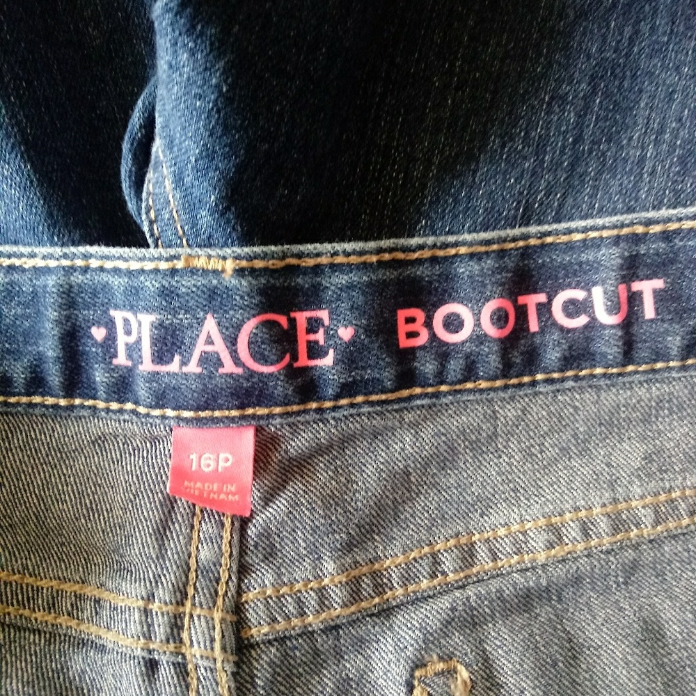The Children Place Jeans Boot Cut Girls  Size16P - Picture 6 of 8